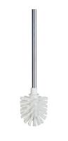 SmedboHK237XTRA Spare Toilet Brush WC White w/ Polished Stainless Steel Handle