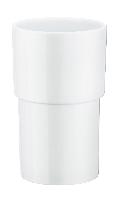 SmedboO334Replacement White Porcelain Toilet Brush Container